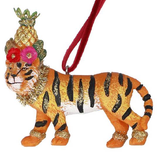 Resin Fantasia Tiger, Fruit Crown 11cm *ETA Nov